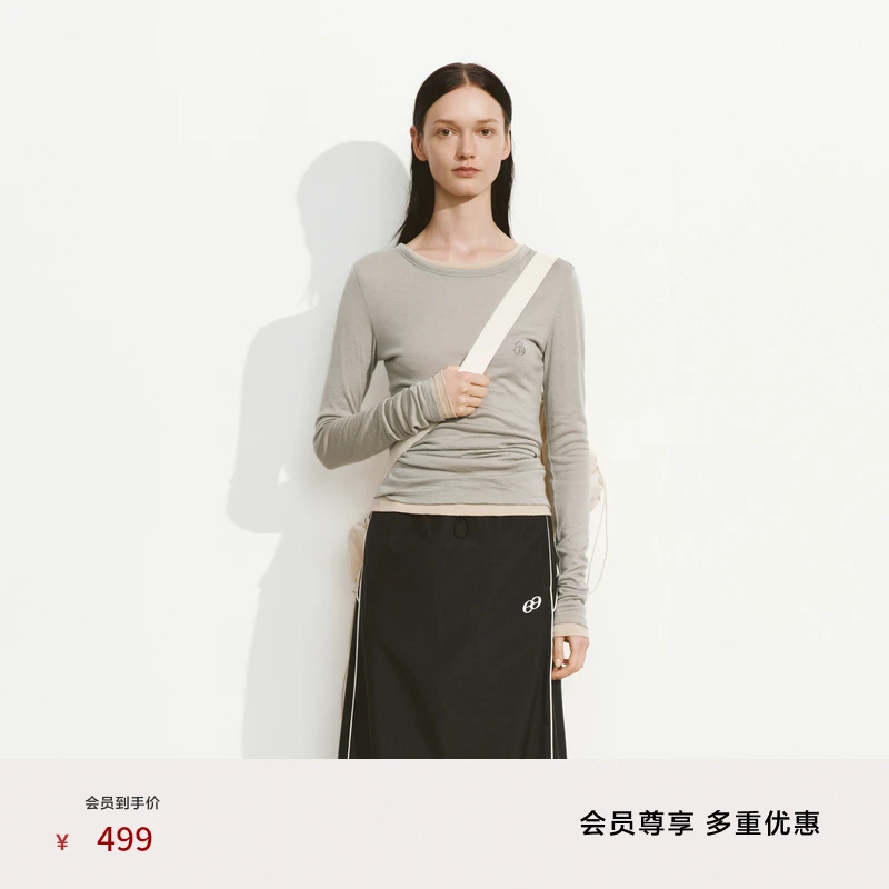 【E+轻生活系列】edition高能感两件套绵羊毛针织衫#EBC3TOP026