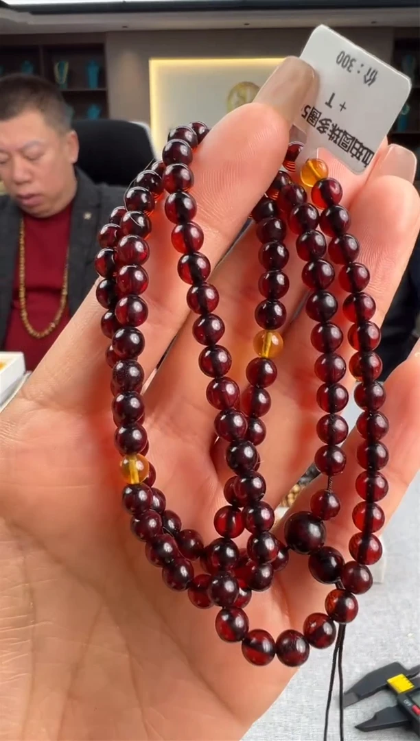 【闪购商品】琥珀颈饰未镶嵌27秒拍号