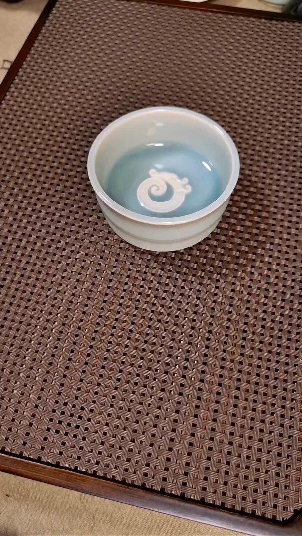 和青禾手工烛龙竹节杯