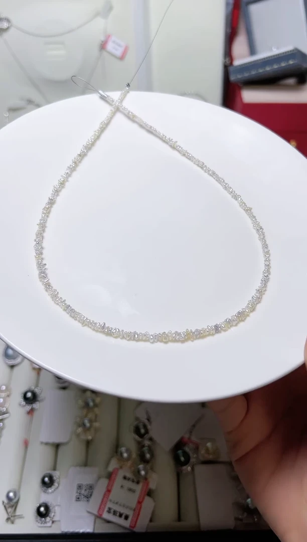 【闪购商品】海水珍珠颈饰银S925镶嵌9078