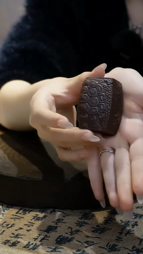 【闪购商品】福器艺术紫砂龟甲纹盖置