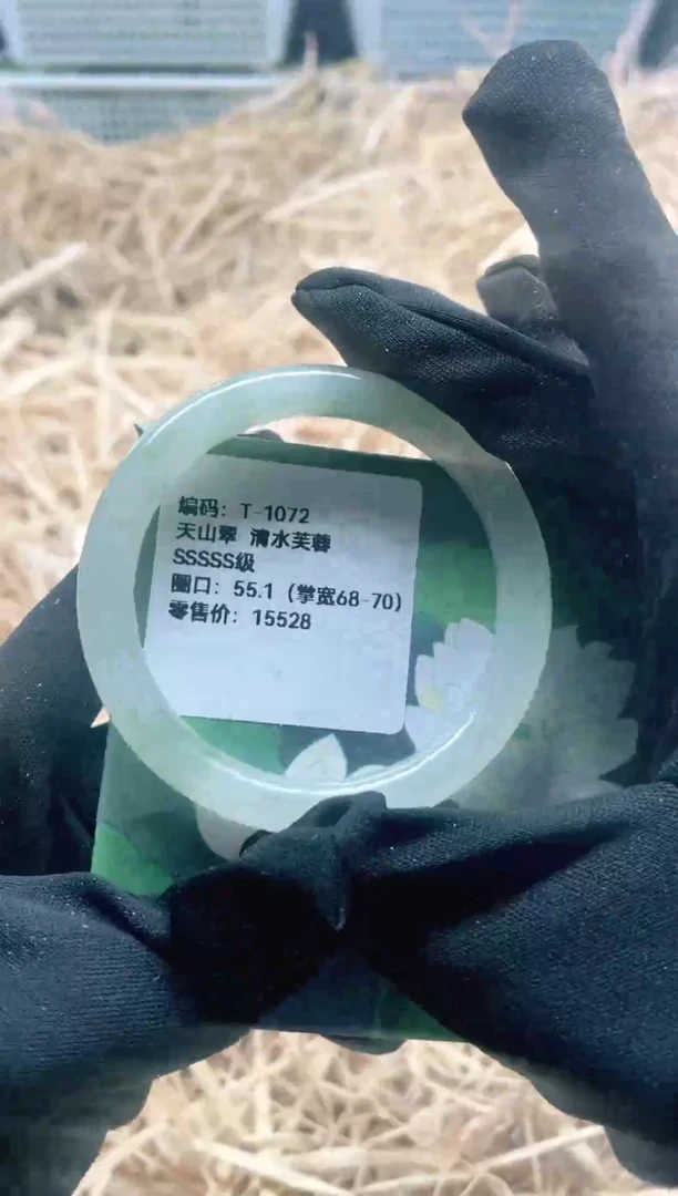 未镶嵌手镯石英质玉T-1072