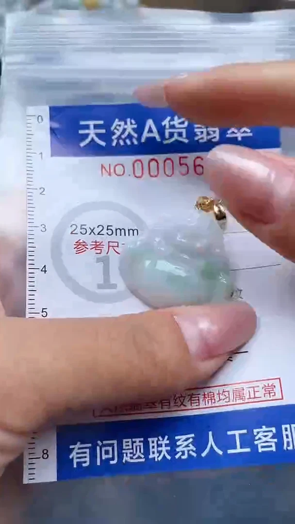 翡翠未镶嵌吊坠(不含链)1