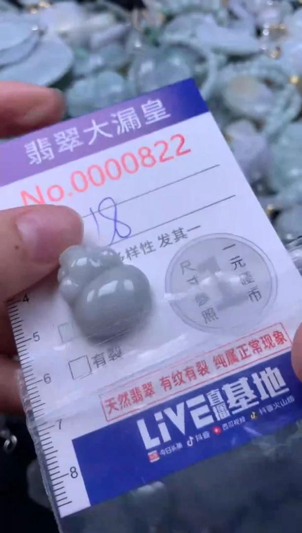 吊坠(不含链)未镶嵌翡翠822