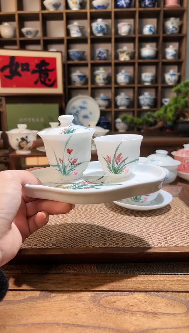 【闪购商品】五彩兰花三件套