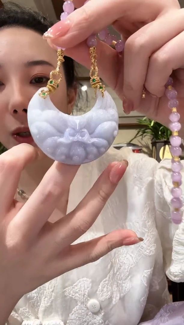 【闪购商品】翡翠颈饰未镶嵌国风