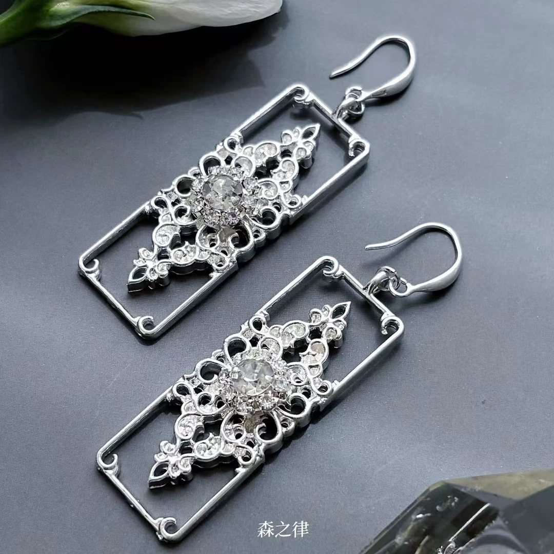 合金耳饰 森之律 佛手耳环（一对)