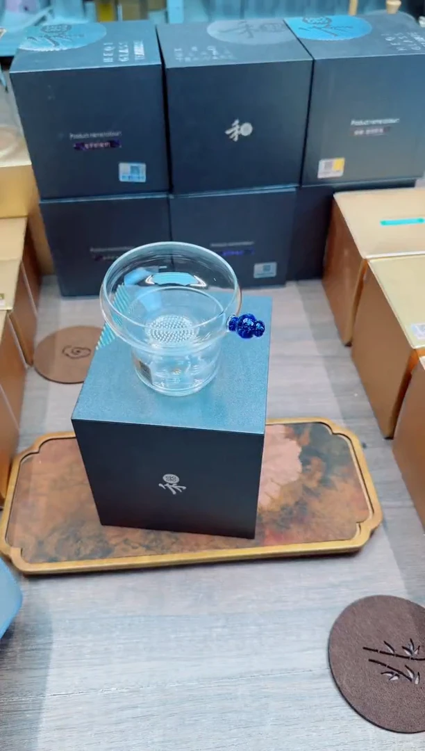 小*欣禾器金标奉珠茶漏宝蓝金