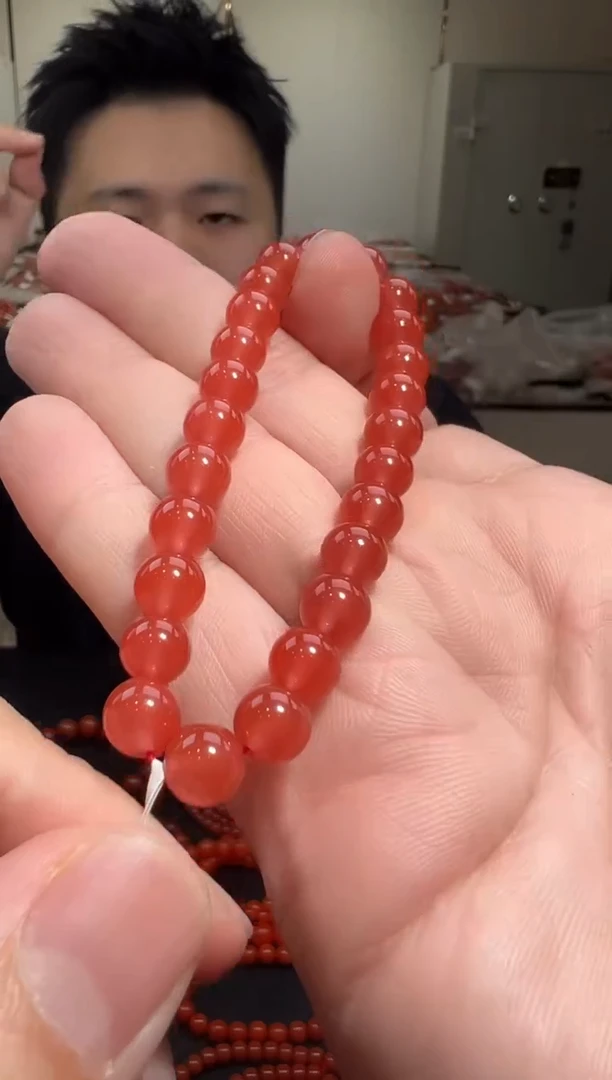 【闪购商品】南红玛瑙手链未镶嵌天然南红7mm/yz01515多样性发货