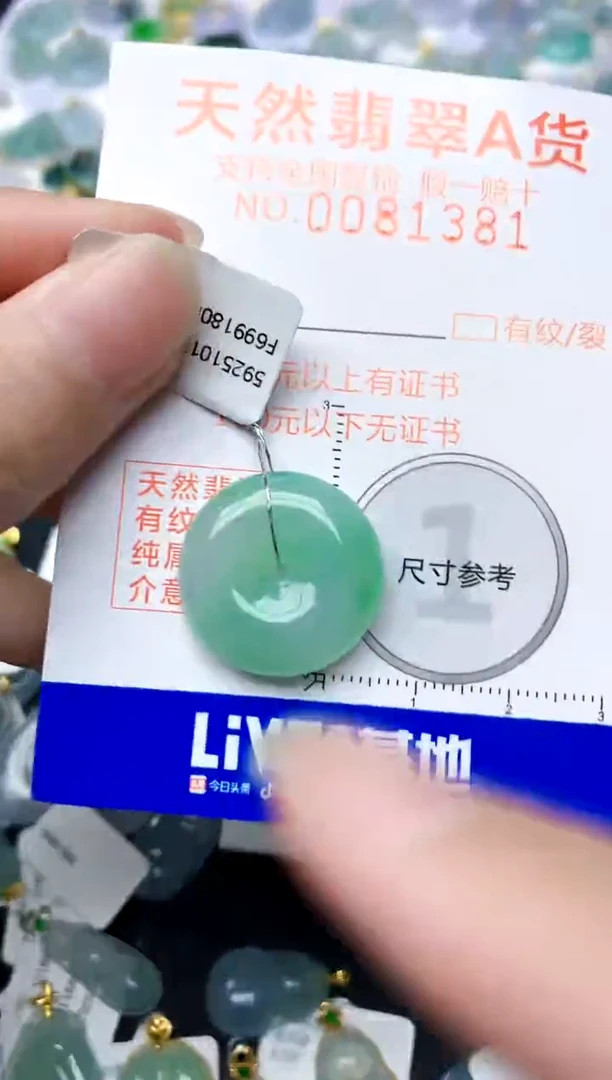 颈饰未镶嵌翡翠天然A货翡翠