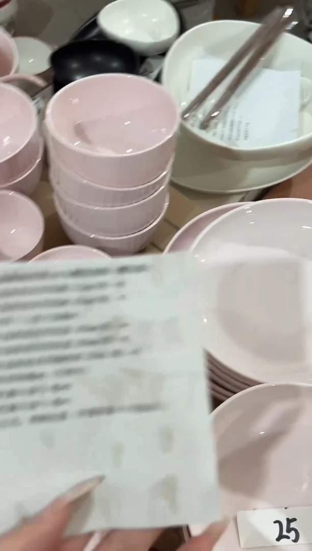 W硕加水晶彩泥肖邦30头餐具套装（樱花粉）