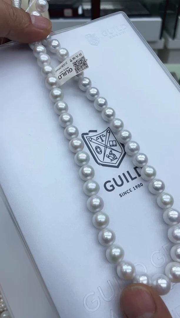 【闪购商品】淡水珍珠颈饰银S925镶嵌白细胞五星欧若拉项链