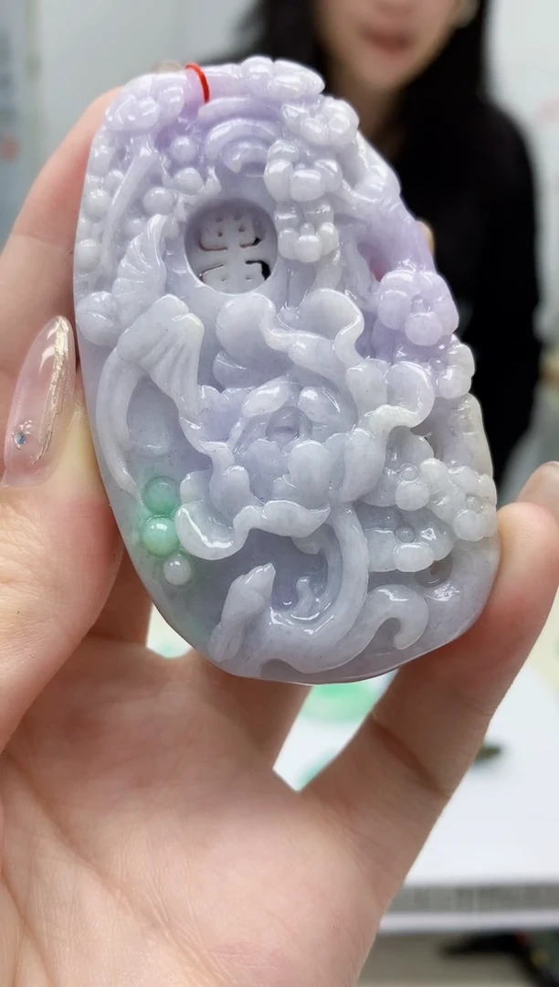 【闪购商品】定制翡翠未镶嵌4852jw-毛货挂件69