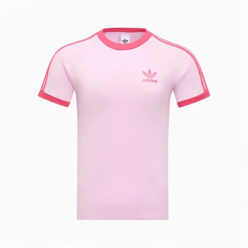 adidas/阿迪达斯三叶草男女同款时尚舒适百搭夏日T恤 KR0292