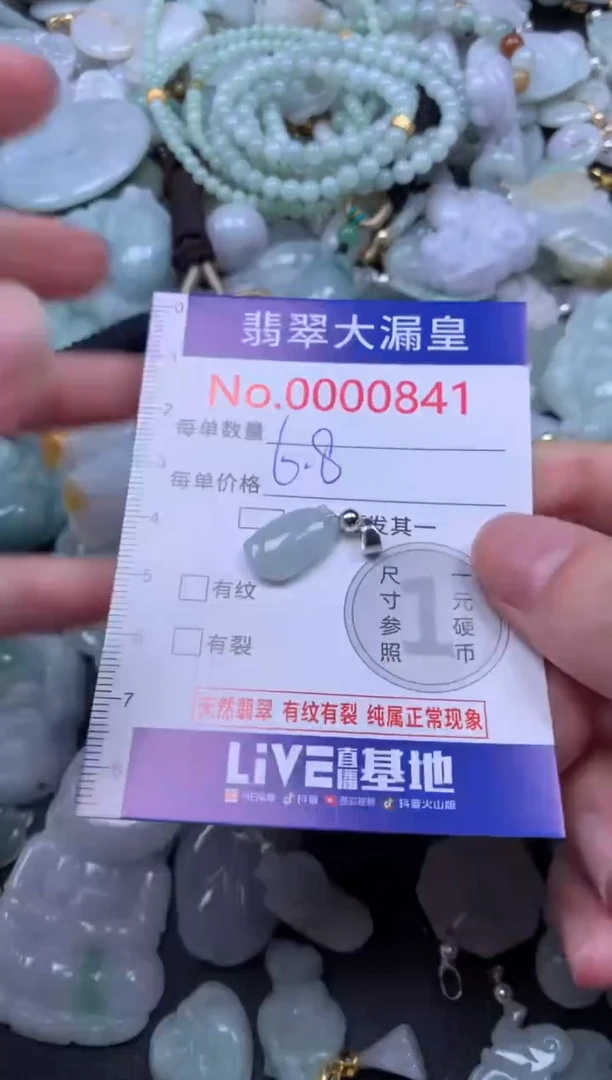 吊坠(不含链)未镶嵌翡翠841