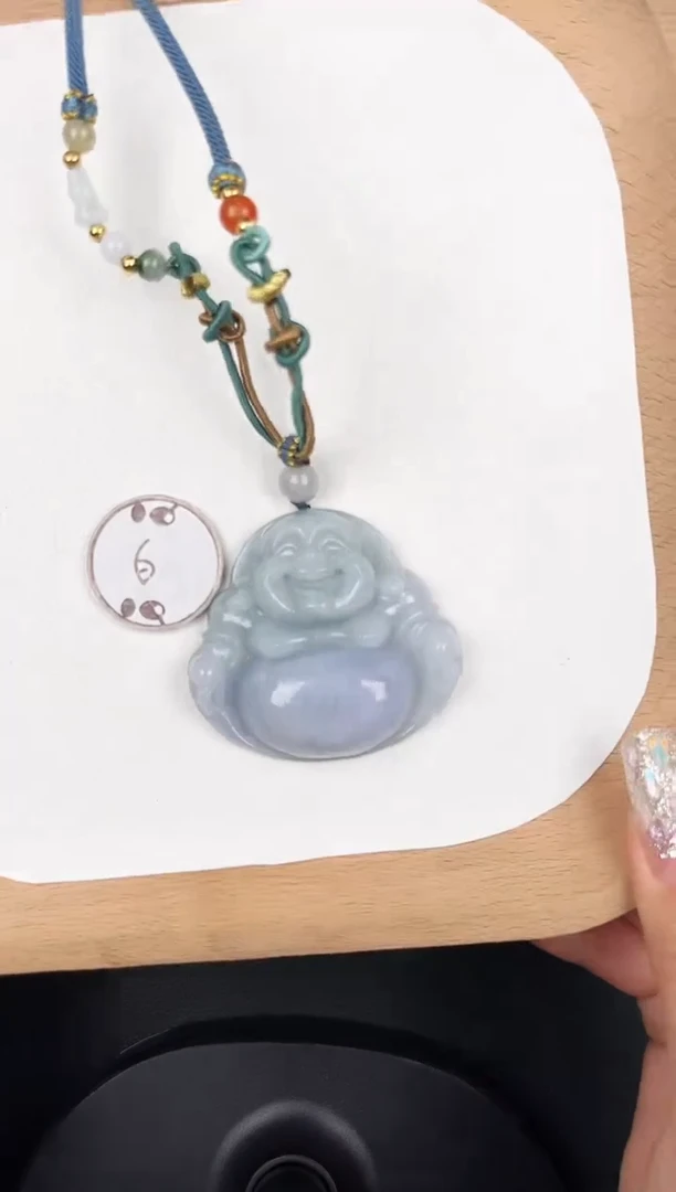 颈饰未镶嵌翡翠5CC068春彩大佛
