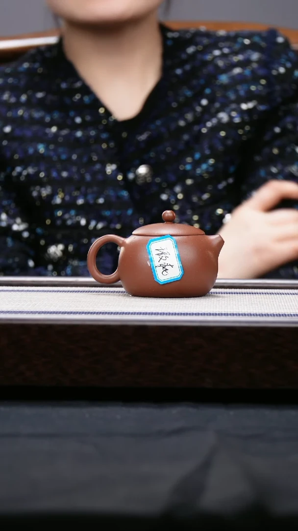 【闪购商品】紫砂茶壶微瑕  梨皮紫泥 扁西施