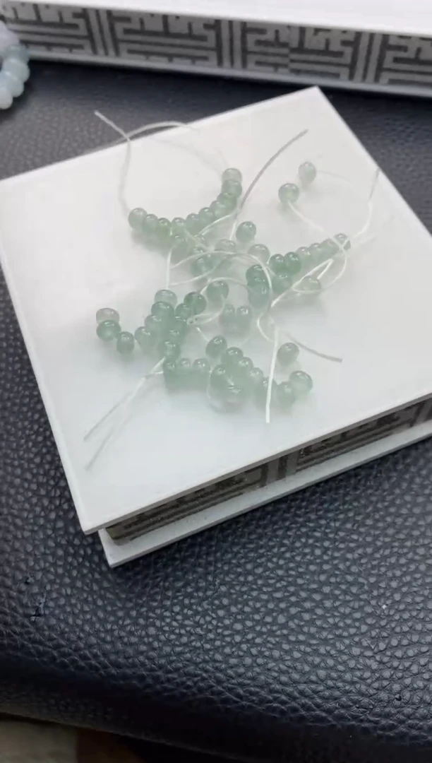 翡翠散珠7天然A货翡翠散珠多样性发10颗