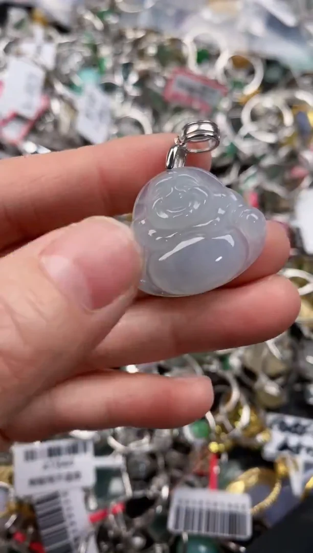 银S925镶嵌戒指翡翠555     8