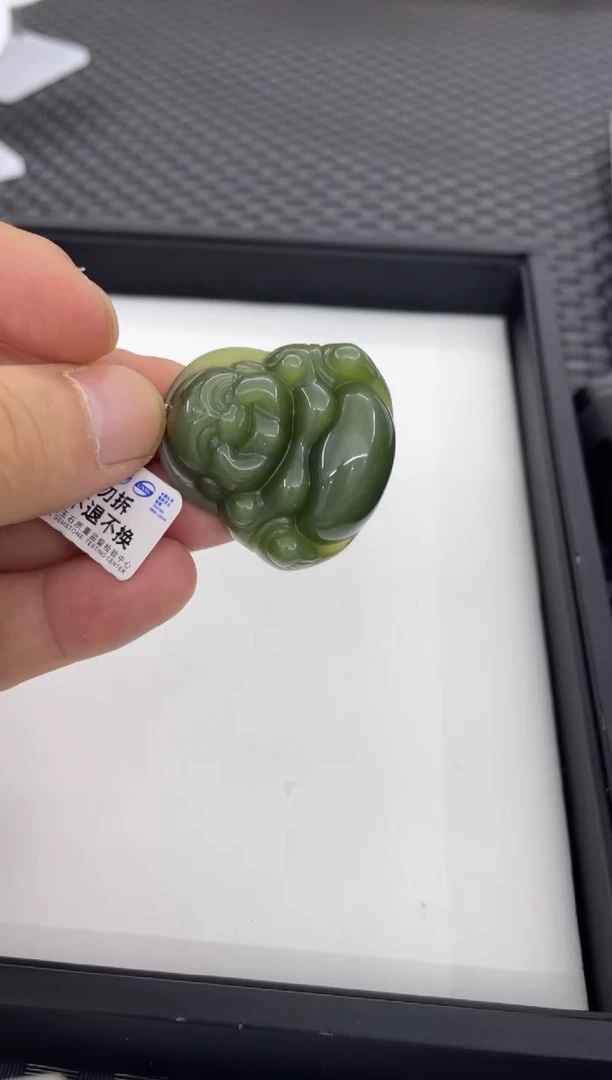 颈饰未镶嵌和田玉佛公（多样性发一件）F448