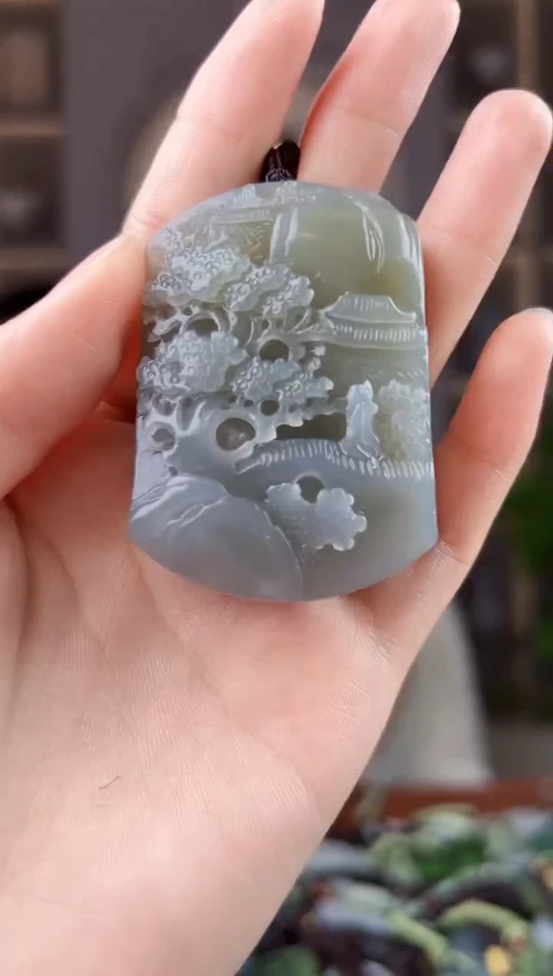 未镶嵌和田玉挂件拍一发一
