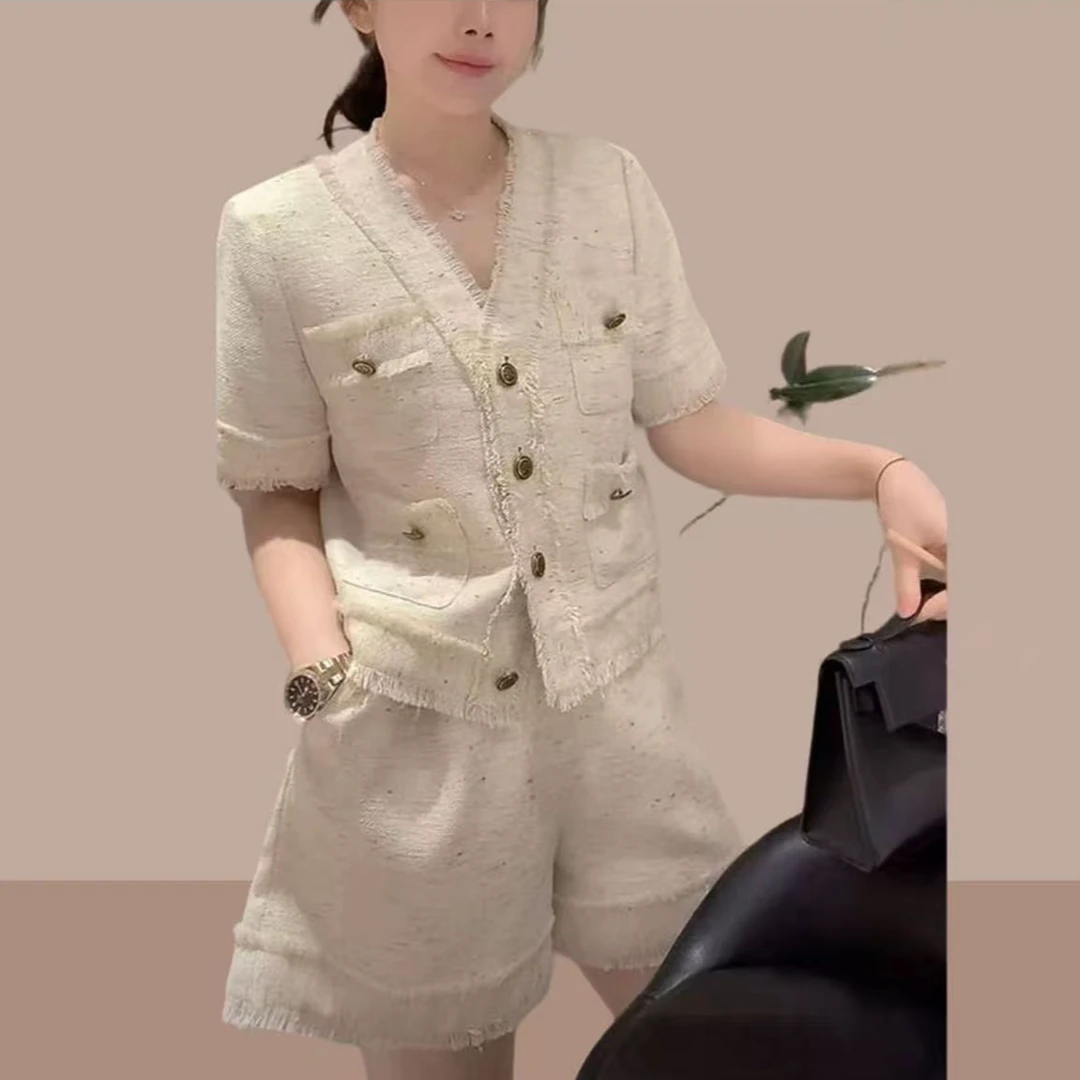 新中式国风夏季百搭时尚轻奢气质套装