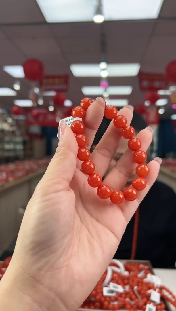 【闪购商品】南红玛瑙珠串未镶嵌多样发其一/12/HS9992271