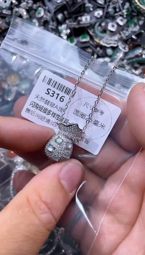 【闪购商品】翡翠颈饰未镶嵌S316项链