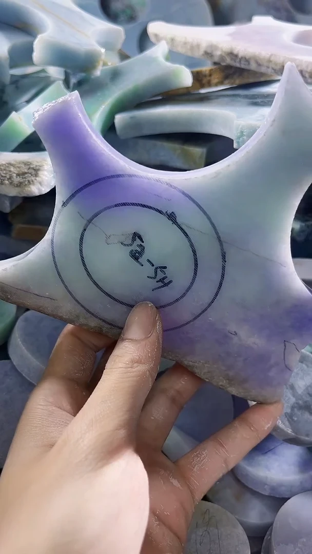 翡翠裸石缅甸翡翠A货陈6780