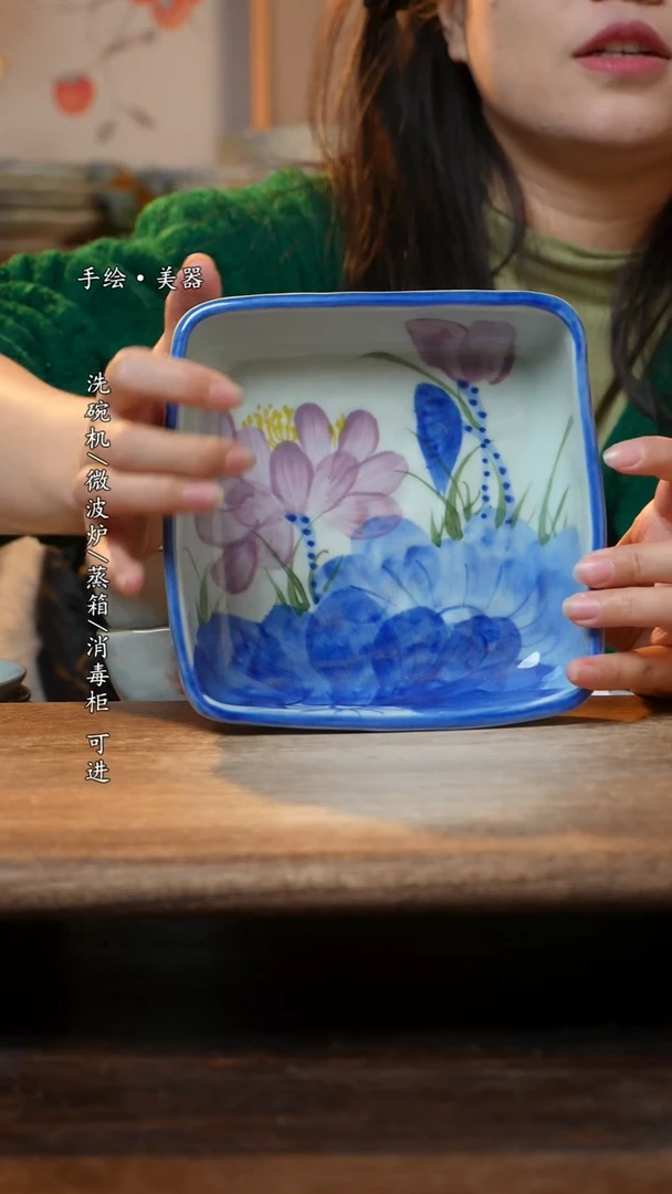 【闪购商品】碗1个景德镇高温瓷釉下瓷