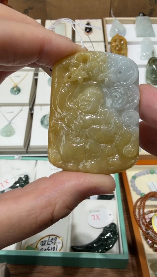 未镶嵌挂件翡翠A货翡翠多样性孤品