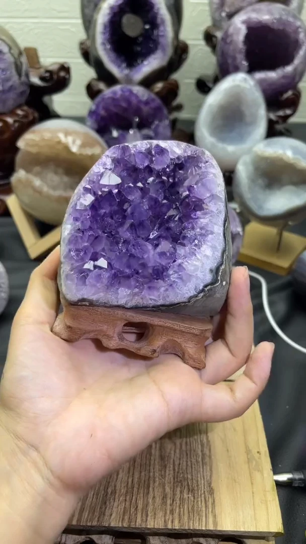 未镶嵌大型摆件（非配饰）紫晶18号摆件
