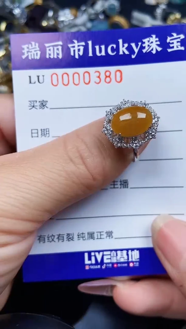 翡翠银S925镶嵌颈饰0380