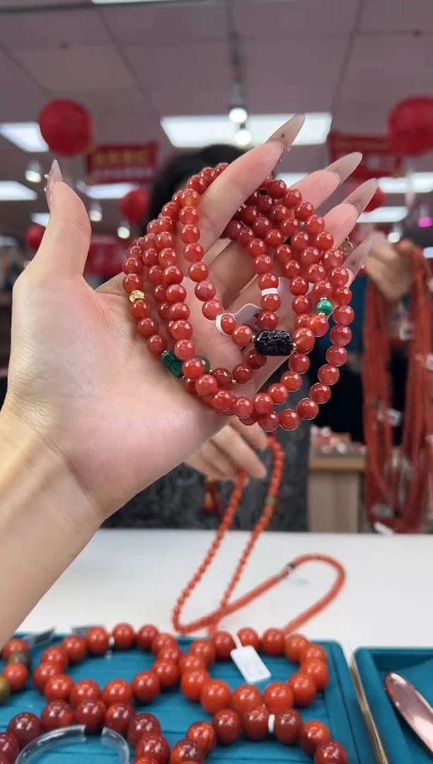 【闪购商品】南红玛瑙项链合金2.2-（多样式）