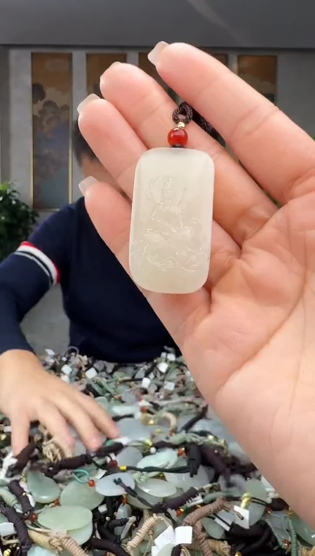 颈饰未镶嵌和田玉拍一发一多样性发货