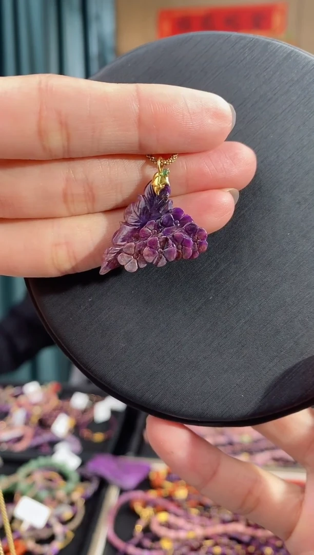 【闪购商品】苏纪石（舒俱来）吊坠(不含链)18K金镶嵌126