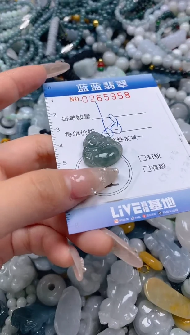 翡翠未镶嵌颈饰闪购0265958多样性发其一