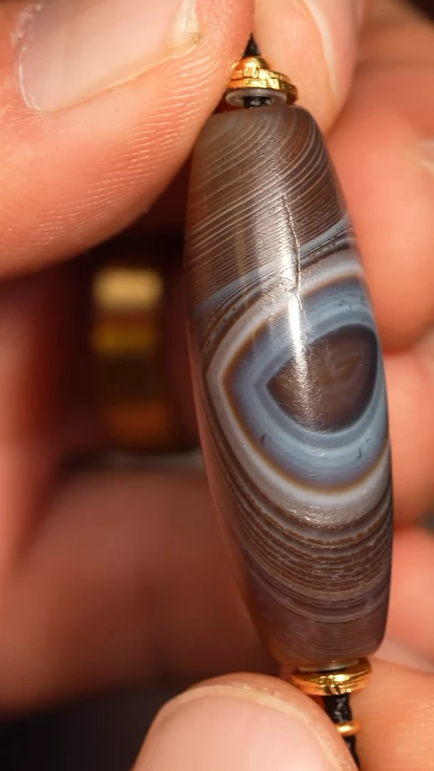 未镶嵌颈饰玛瑙/玉髓冲赛康胡子哥，DIY一174