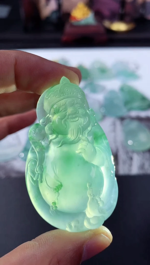 颈饰未镶嵌翡翠天然A货翡翠 定制翡翠 定金