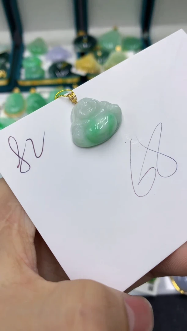 【闪购商品】翡翠颈饰18K金镶嵌号链接11111