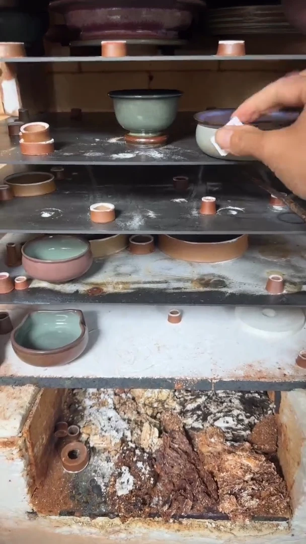 漱**砂蘭山窑手作器物全品两只446
