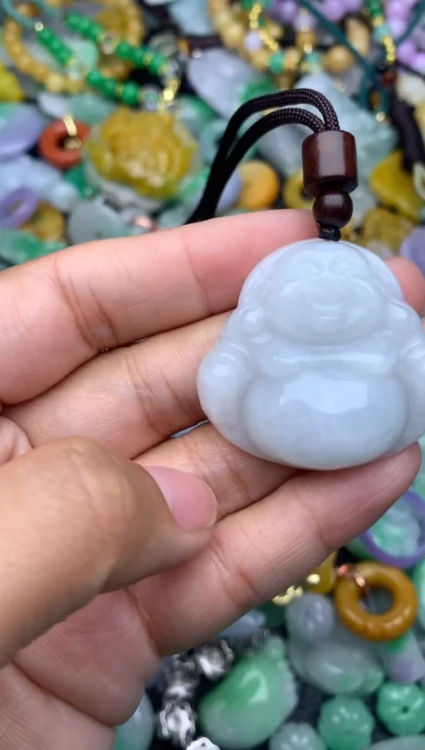 颈饰未镶嵌翡翠缅甸翡翠吊坠