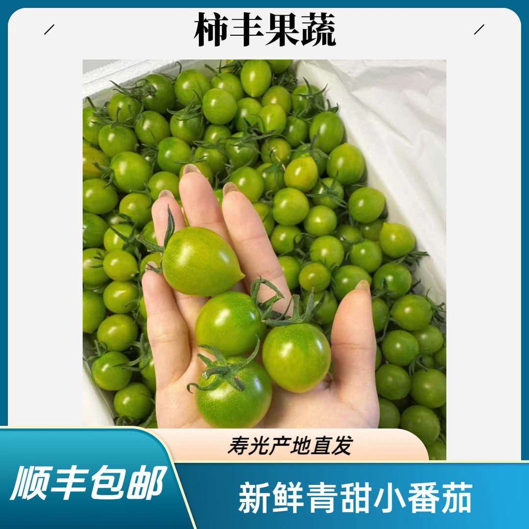 【顺丰到家】农家自种现摘现发绿色青甜二号圣女果高甜度青霞小番茄