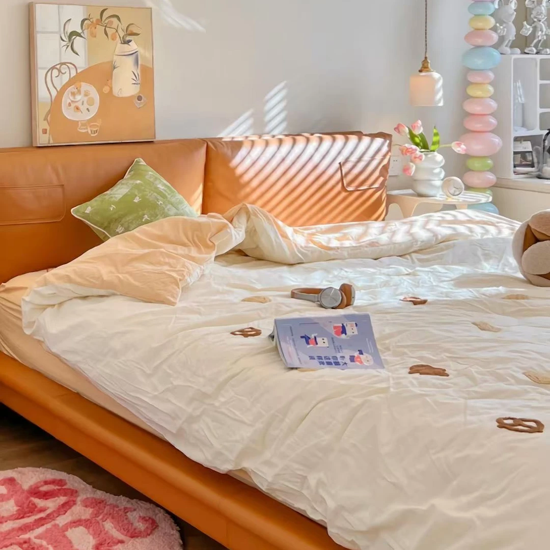 麦穗夏季高分子300D高凉感凉席蕾丝花边凉席床裙可机洗-展示为准