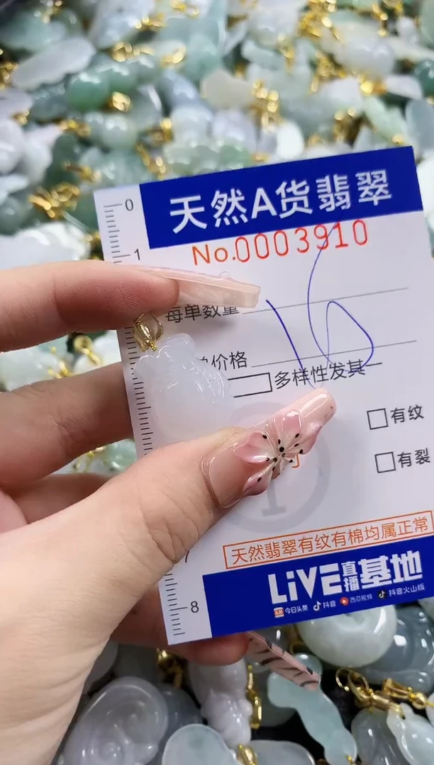 颈饰未镶嵌翡翠天然A货翡翠