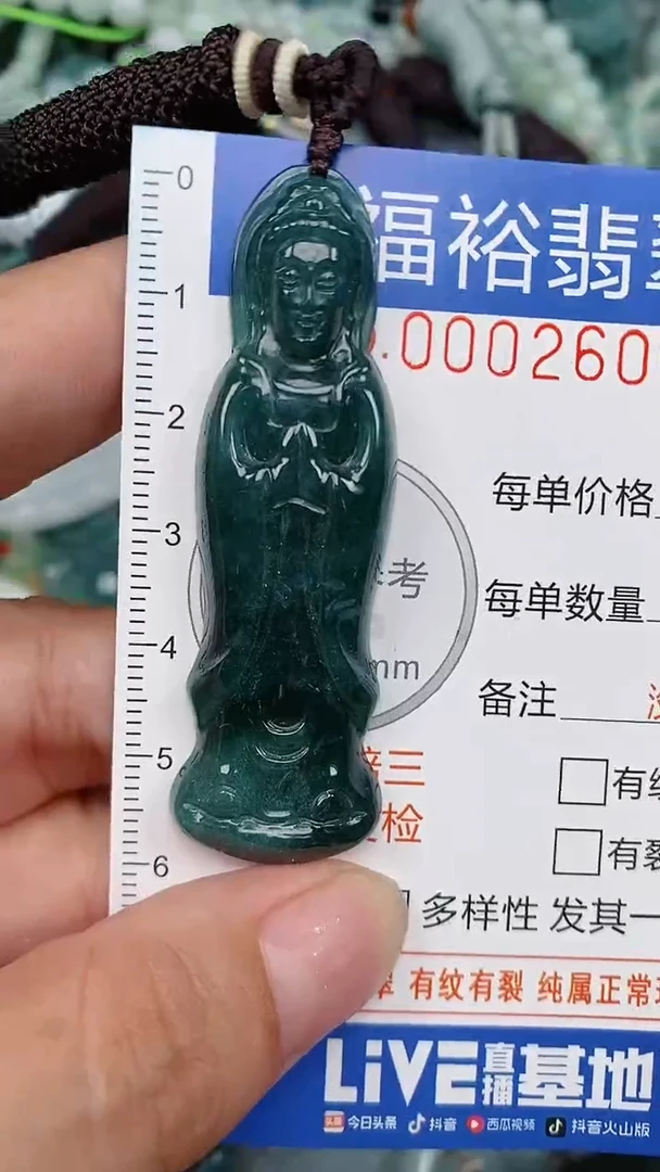 翡翠未镶嵌颈饰...0002600