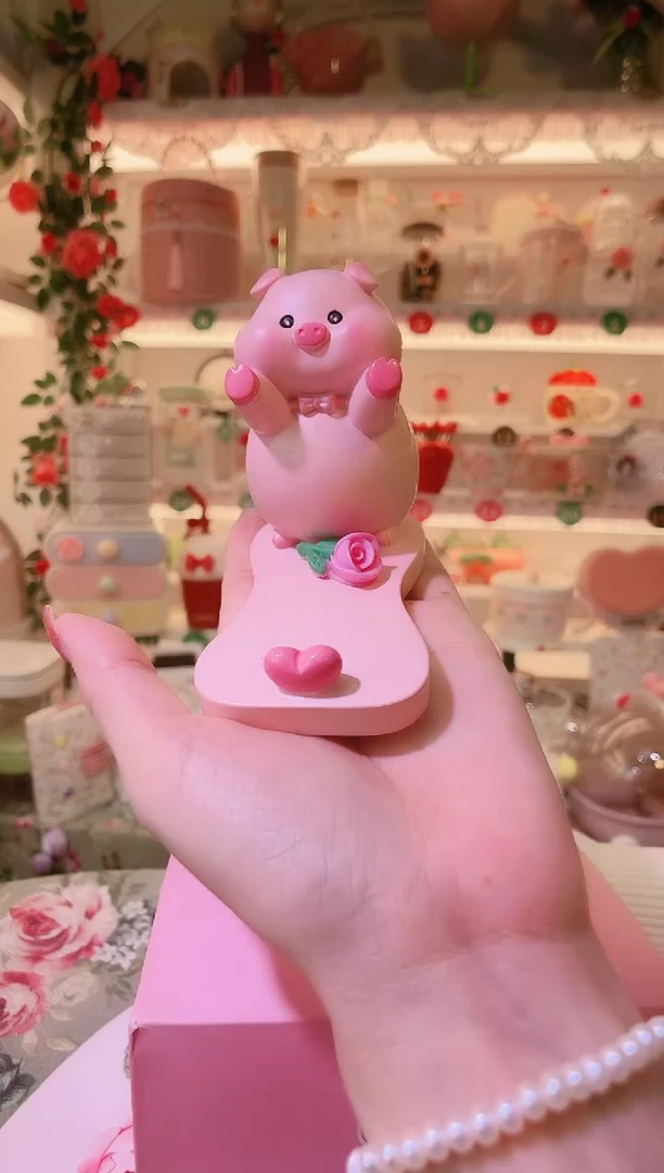 屁屁猪手机支架——手工制作品质好！