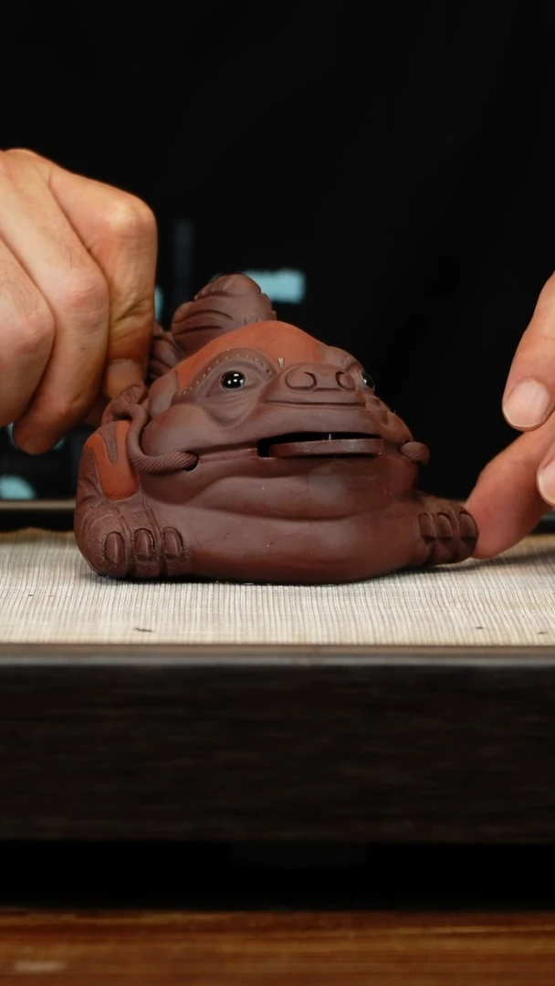 茶壶紫砂紫砂金蟾