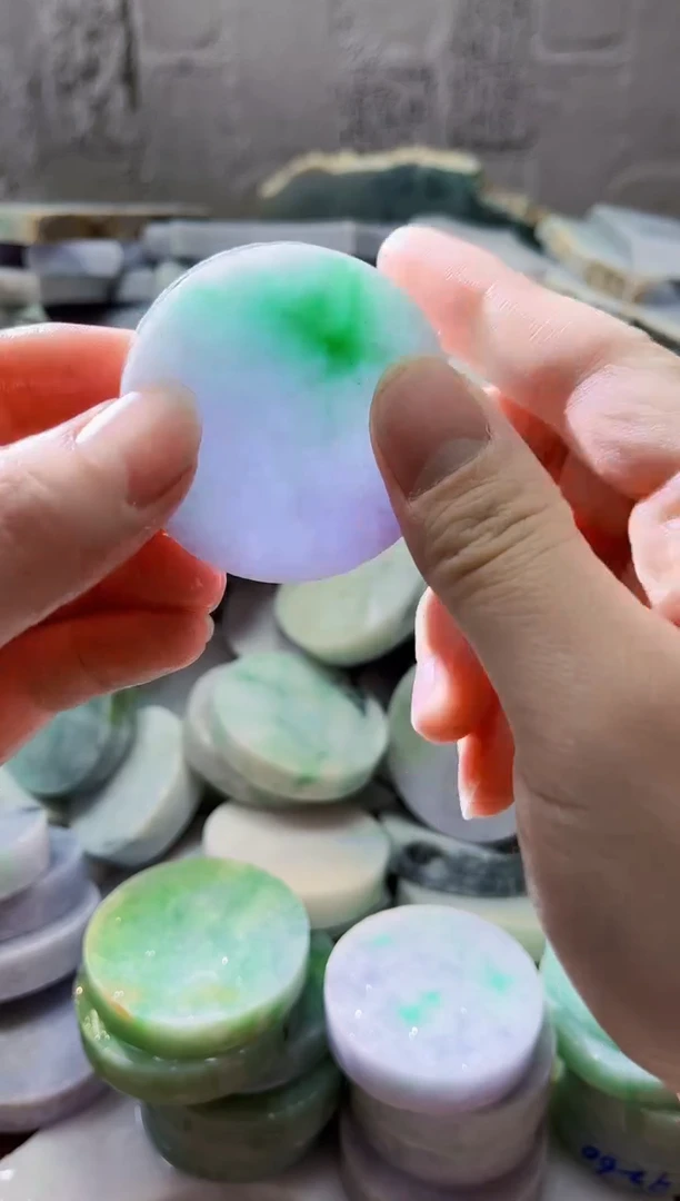 裸石翡翠天然翡翠A货玉 南 787