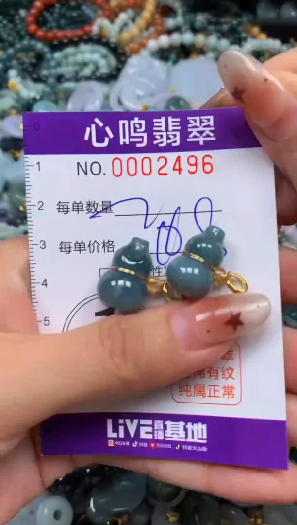 翡翠未镶嵌颈饰闪购002496